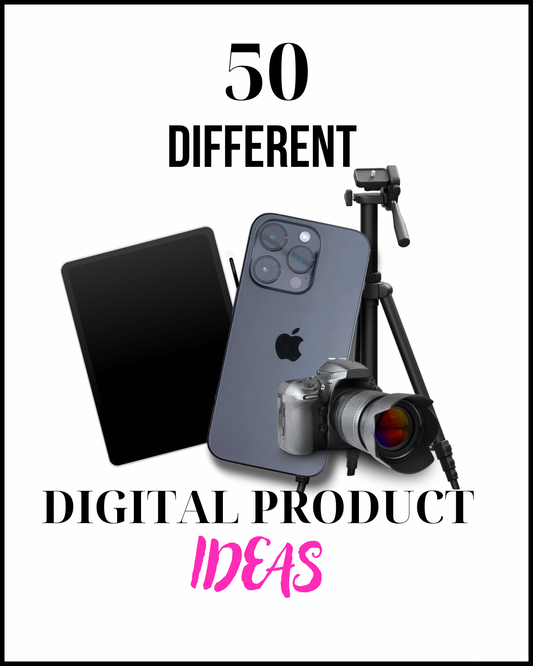 50 Free Digital Product Ideas